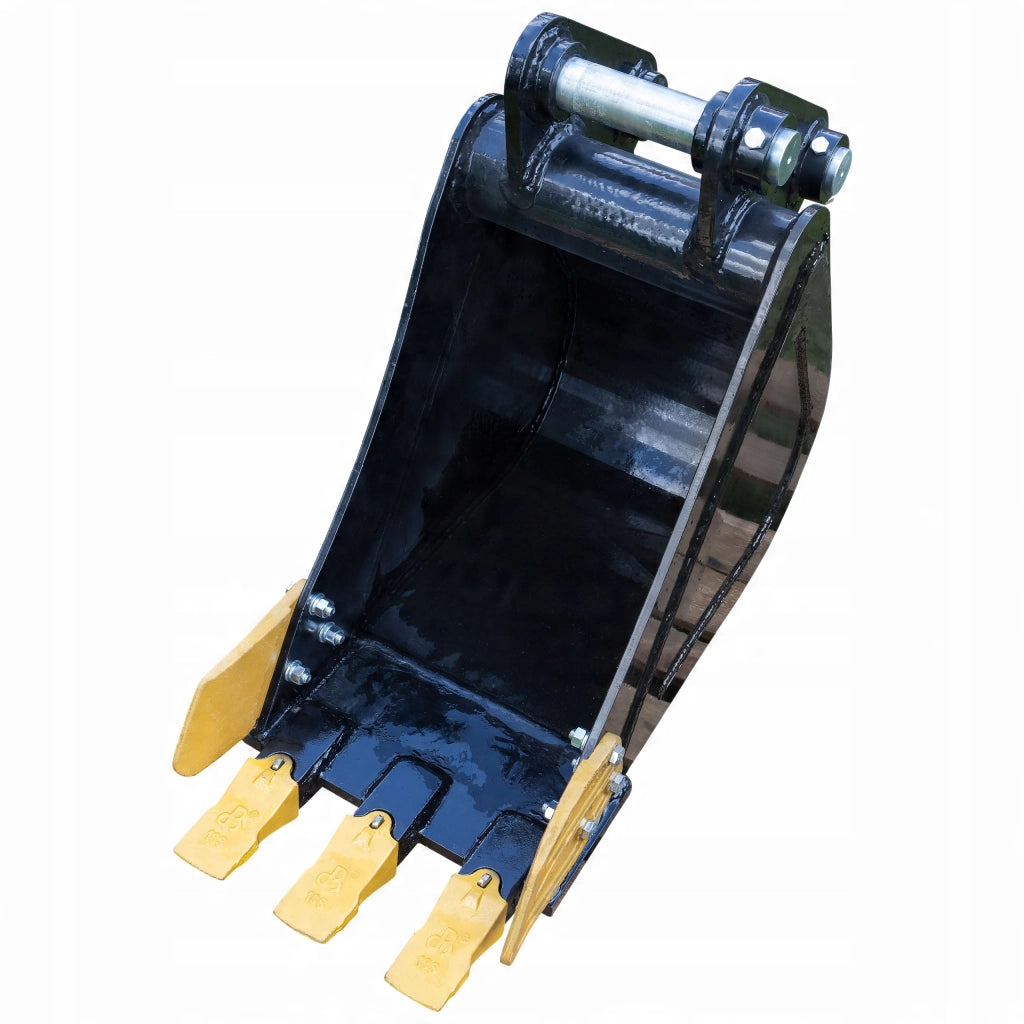 Benna Escavatrice 35 cm – Acciaio Resistente, 3 Denti | Larghezza 35 cm, Profondità 70 cm | Per Escavatori Fino a 4T