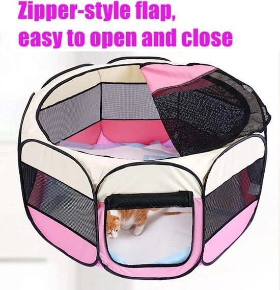Recinzione per cani Portatile Box per animali Opportuna Box per animali Rettilinea Area di consegna Nido per gatti Gabbia per gatti Ricovero per gatti Box per cuccioli Ricovero per animali Tenda per animali (XL)