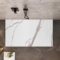 Piatto Doccia Bazalt Carrara White 90x120