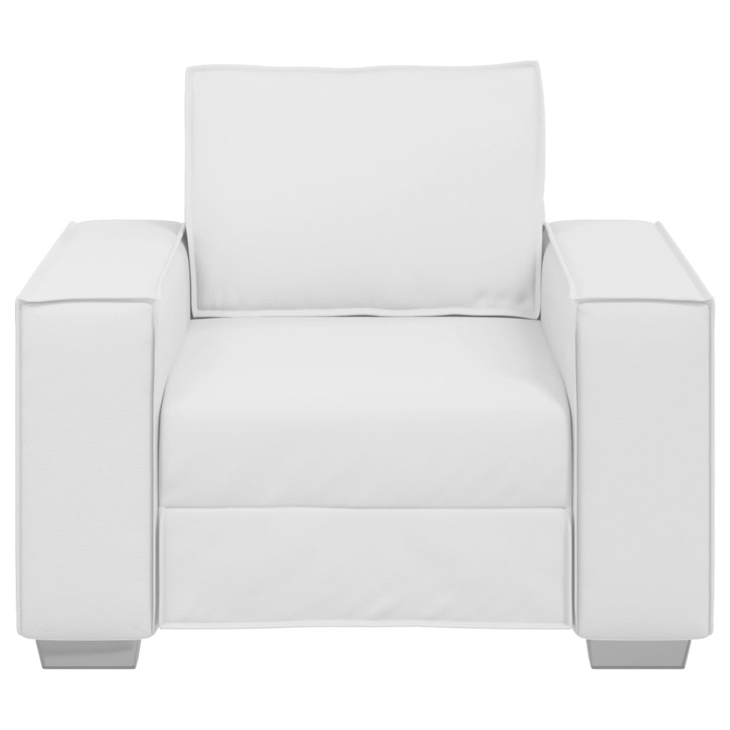 Poltrona  Bianca 59 cm in Pelle Sintetica