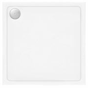 Piatto Doccia Acrilico Rea Savoy White 80x80 Copertura rame spazzolato