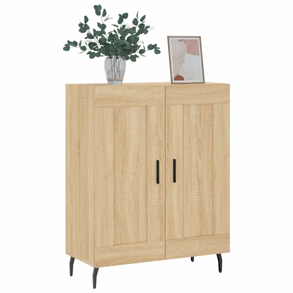 Credenza Rovere Sonoma 69,5x34x90 cm in Legno Multistrato 830215