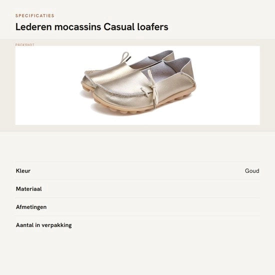 Mocassini Casual per Donna - Slip-On - Pantofole a Tacco Piatto - Comfortevoli Scarpe per Donna