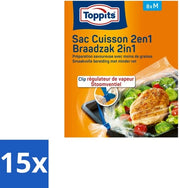 15 x Sacchi per Caffè 2 in 1 - Frittura e Vaporizzazione - Dimensione M - 8 Unità - Caffè - Macchina per Caffè - Macchina per Caffè