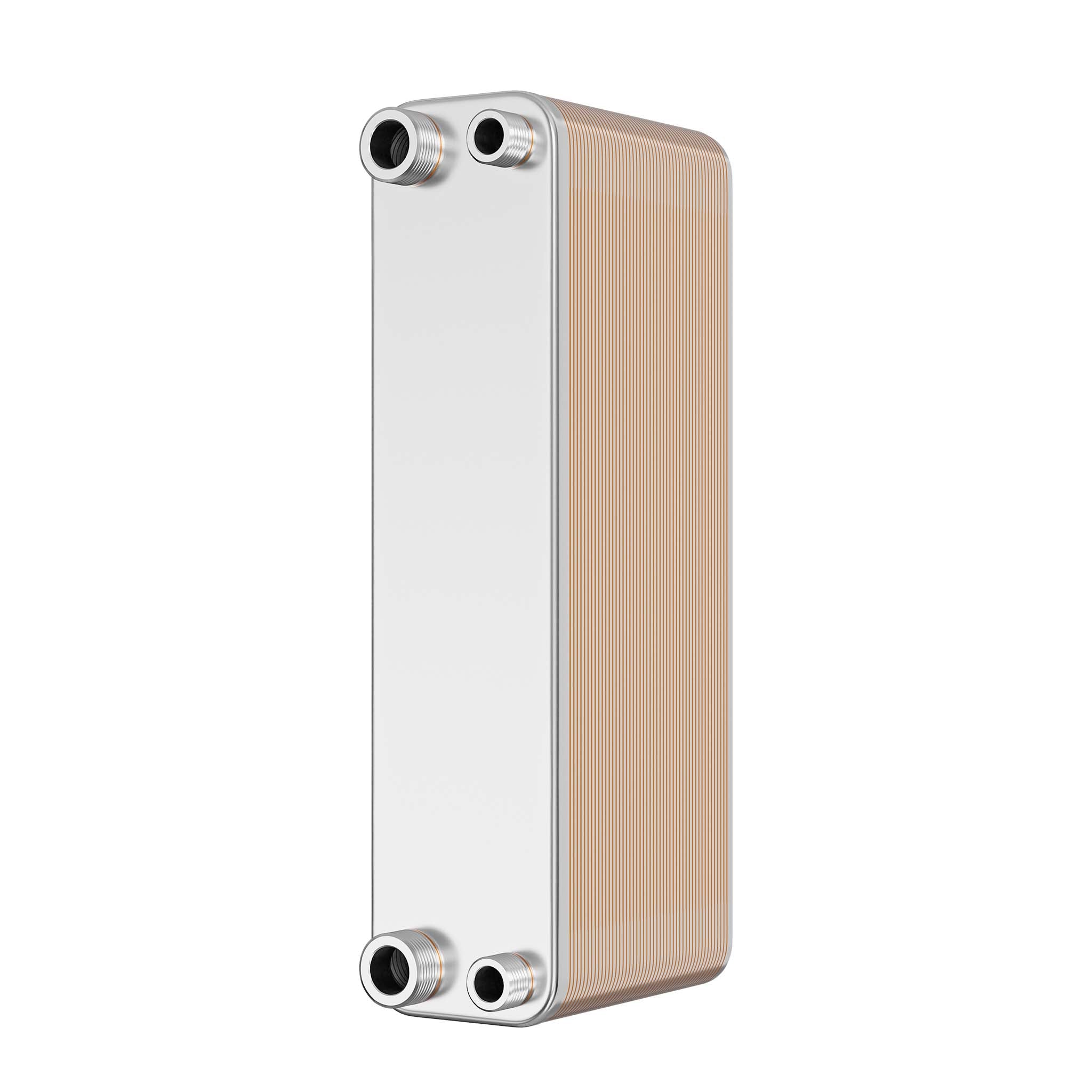 Scambiatore a piastre saldobrasate in acciaio inox, 50 piastre, max 210 kW