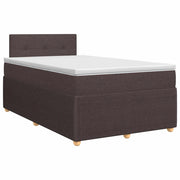 Letto box spring con materasso Marrone Scuro 120 x 190 cm 3451422