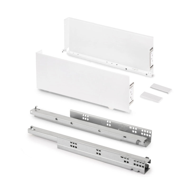 Cassetto esterno Simplex 25 kg, altezza 159 mm, profondità 440 mm, Acciaio, Grigio antracite