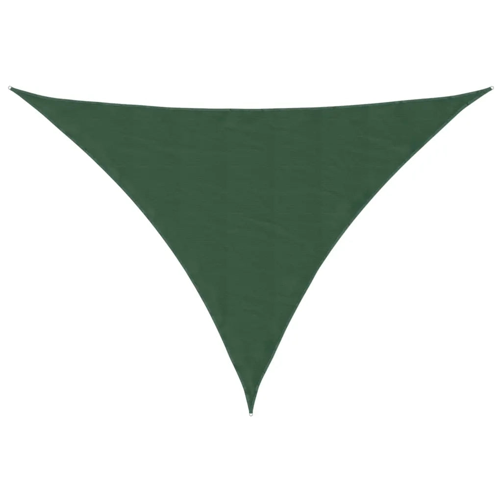 Vela Ombreggiante-Parasole a vela Oxford Triangolare 4x5x6,4 m Verde Scuro