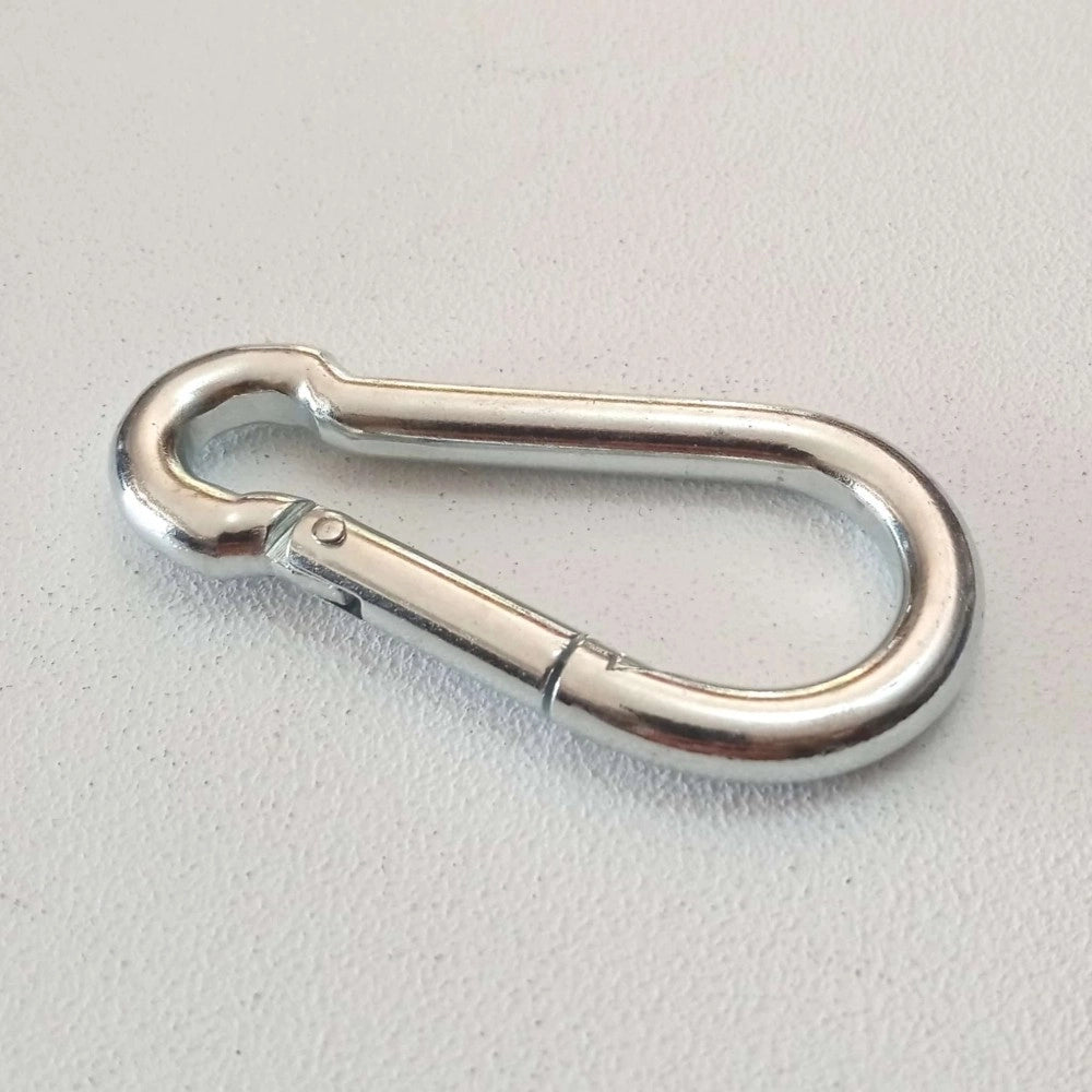 Robur 50mm - 2pz moschettone pompiere a molla zincato