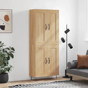 Credenza Rovere Sonoma 69,5x34x180 cm in Legno Multistrato 3199716