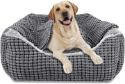 Letto per cani per grandi cani con coperta rimovibile - Lavabile e antiscivolo - Comodo e soffice