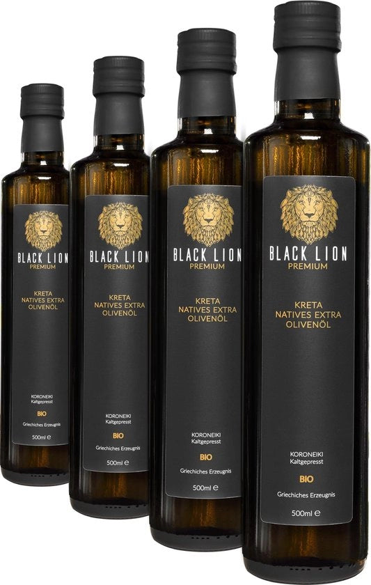 Olio d'Oliva Extra Vergine 750 ml - Pressione a Freddo - Biologico - Koroneiki - Sapore Leggero/Fruita - Colore Oro Chiaro - Olio d'Oliva Extra Vergine