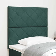 Testiera LED Verde Scuro 100 cm Velluto 3338511