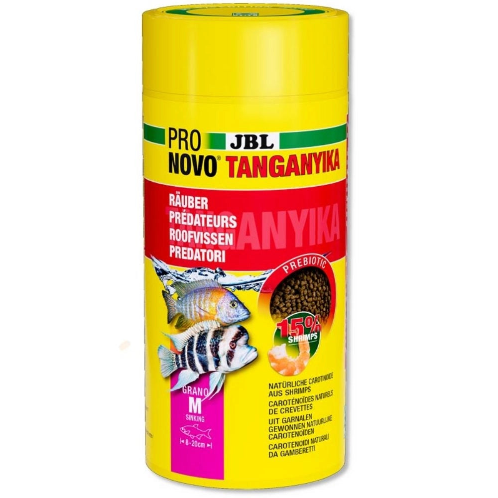 JBL ProNovo Tanganyika Grano M - granulato per Ciclidi da 8 a 20cm Formato: 1000 ml