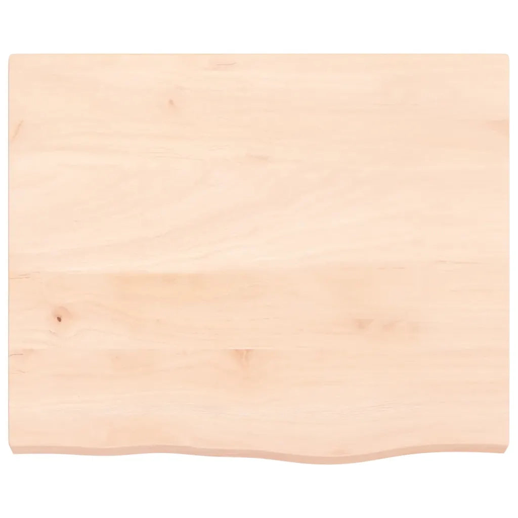 Ripiano a Parete 60x50x(2-4) cm Massello Rovere Non Trattatocod mxl 79800