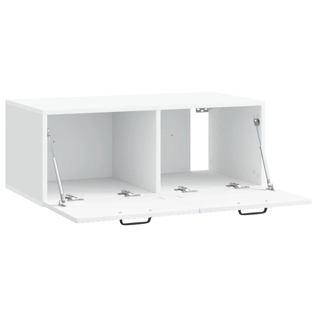 Mobile Porta TV da Muro Bianco 78,5 x 41 x 30 cm 899025