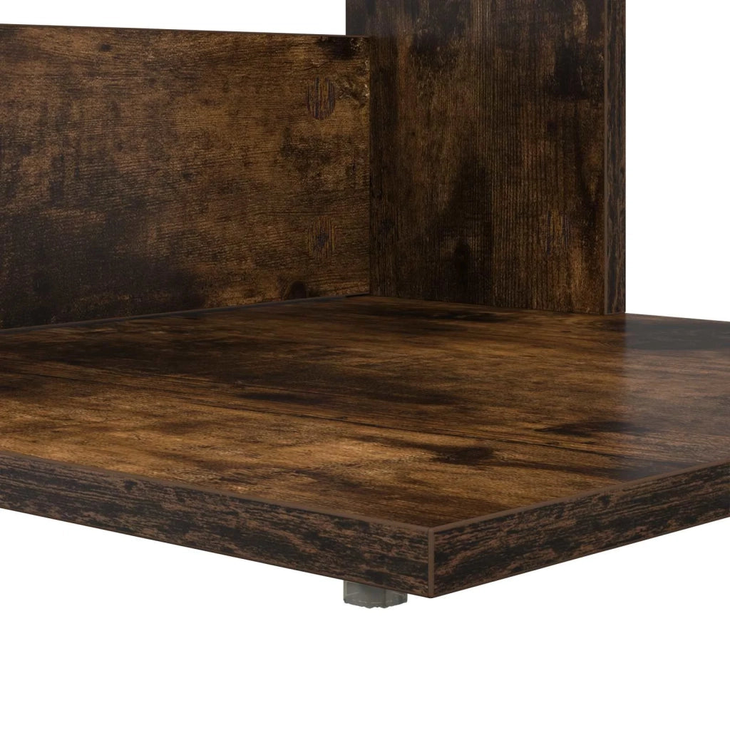 Tavolo laterale | Tavolino Rovere fum¨¦ 40 x 38 x 62,5 cm Legno multistrato