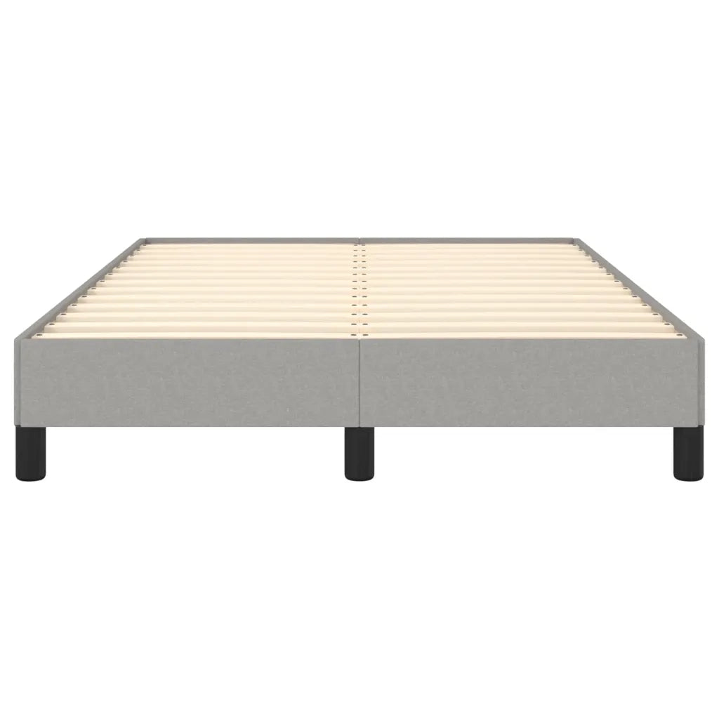 Giroletto senza Materasso Grigio Chiaro 120x190 cm in Tessuto