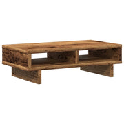 Supporto per monitor tavolo mobile ufficio legno vecchio 50 x 27 x 15 cm legno ingegnerizzato marrone 02_0045010