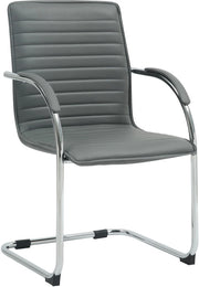 Sedia visitatore in ecopelle Tira 5