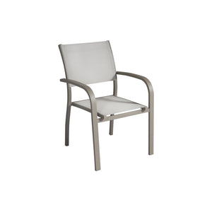 Set di due Sedie in alluminio Viareggio MOIA tortora