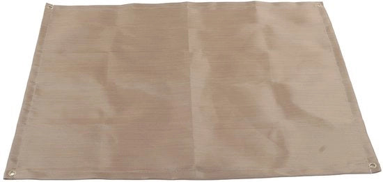 Corona d'Oro - Mat Vetrificato - Resistente al Fuoco - 100x80cm - Panno Grill - Per Focolare Esterno - Barbecue Camping Picnic