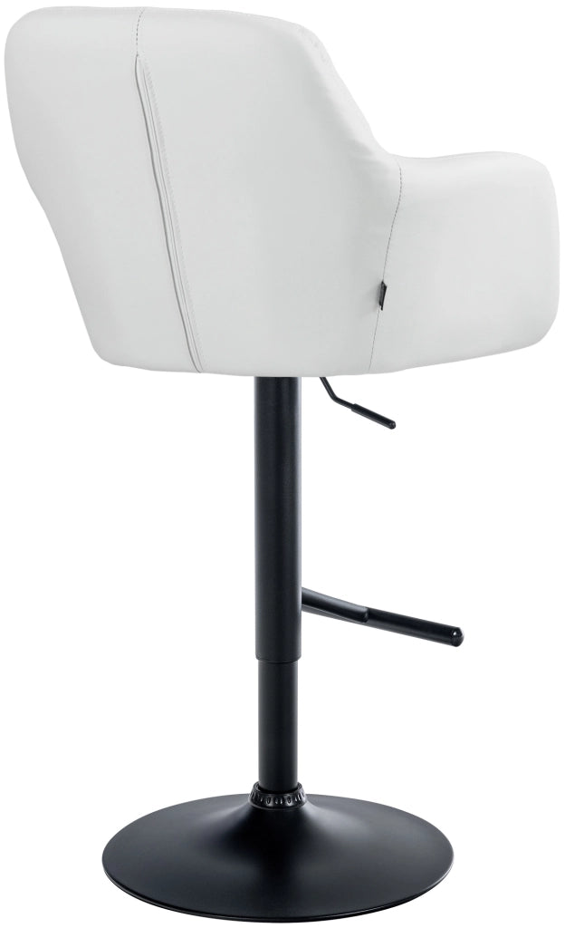 Barhocker Natoma Kunstleder schwarz