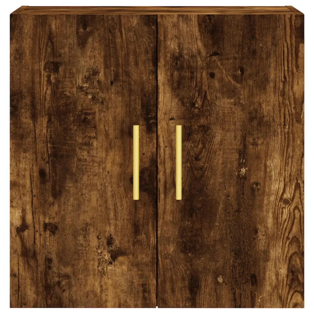 Armadietto a Muro | Mobile a Parete Rovere Fumo 60x31x60 cm in Legno Multistrato