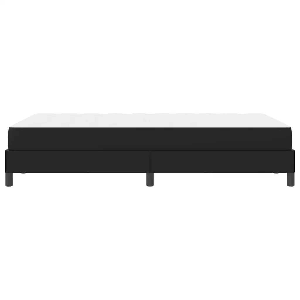 vidaXL Letto con materasso Nero 120 x 190 cm Pelle sintetica