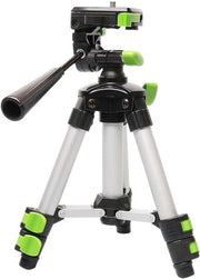 Stativo leggero in alluminio 50cm per laser a croce e fotocamera con testa panoramica rotativa a 3 vie