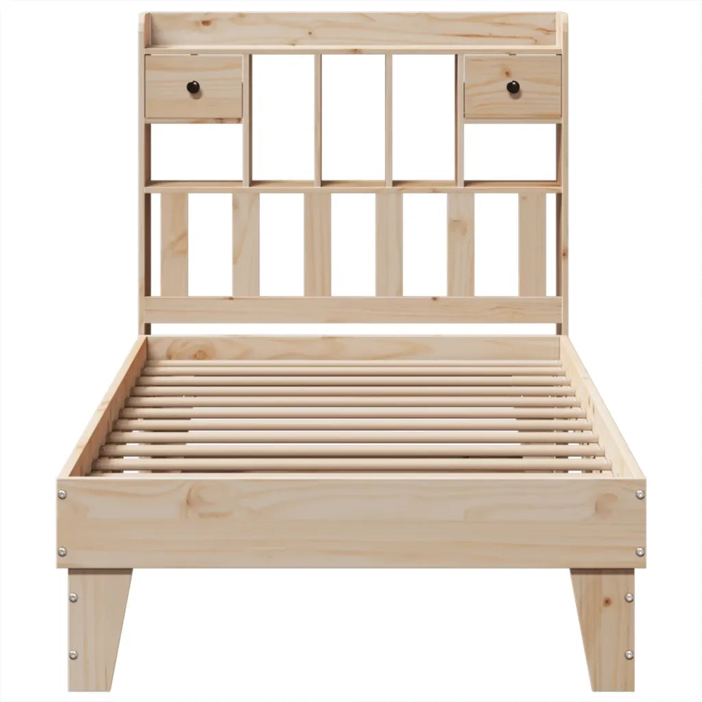 Giroletto senza Materasso 90x200 cm in Legno Massello di Pino 3308852