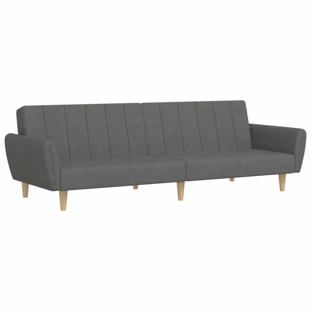 Divano letto | Sof¨¤ letto | Letto singolo a 2 Posti Grigio Chiaro in Tessuto
