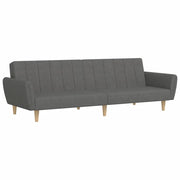 Divano letto | Sof¨¤ letto | Letto singolo a 2 Posti Grigio Chiaro in Tessuto