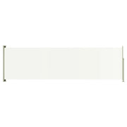 Tenda da sole laterale retrattile/schermo privacy per patio giardino terrazza balcone 180 x 600 cm crema 02_0007343