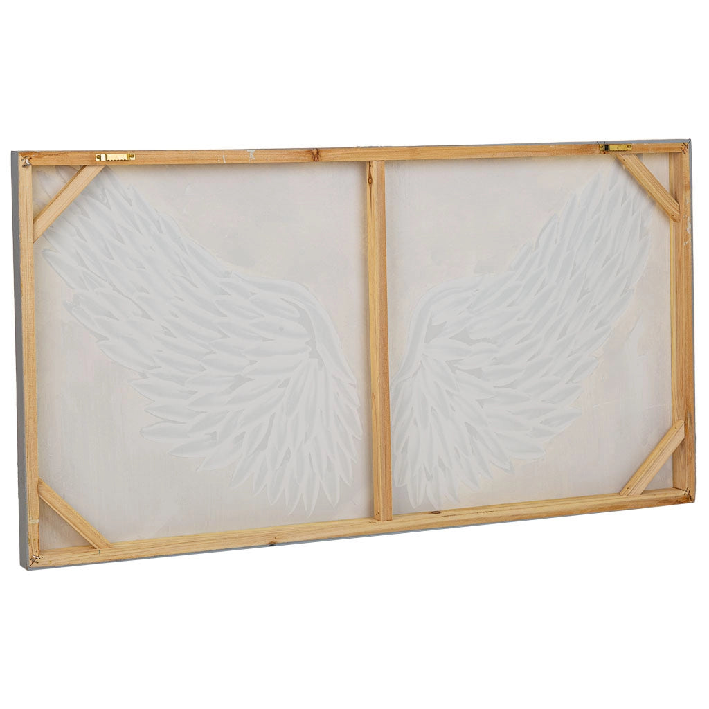 Quadro dipinto a mano con rilievo oro 50x100x3h