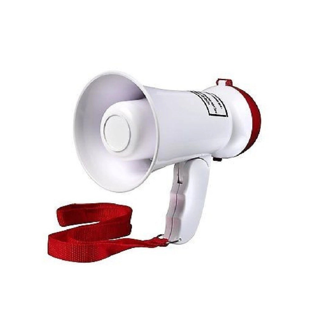 Trade Shop - Mini Megafono Portatile Altoparlante Vocale Musicale Da Viaggio Portata 100 Mt -