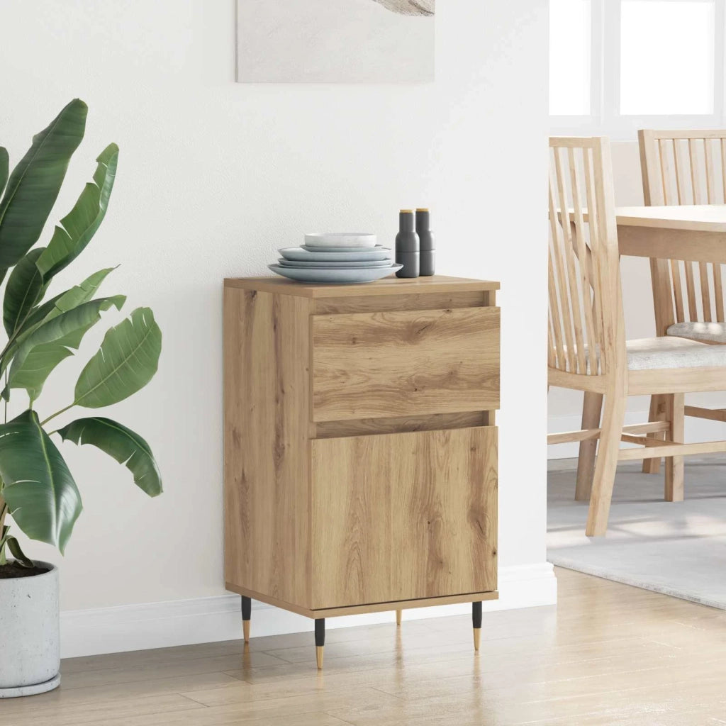 Credenza con cassetto Rovere artigianale 40 x 35 x 70 cm 881751