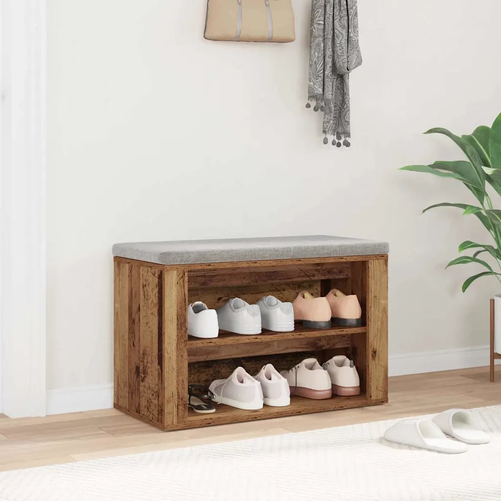 Scarpiera | Mobile per scarpe Legno vecchio 75 x 35 x 45 cm Legno multistrato