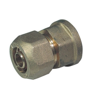RACCORDO DIRITTO FEMMINA PER TUBO COBRA-PEX- 3/4 x 22- TIEMM- pezzi 1