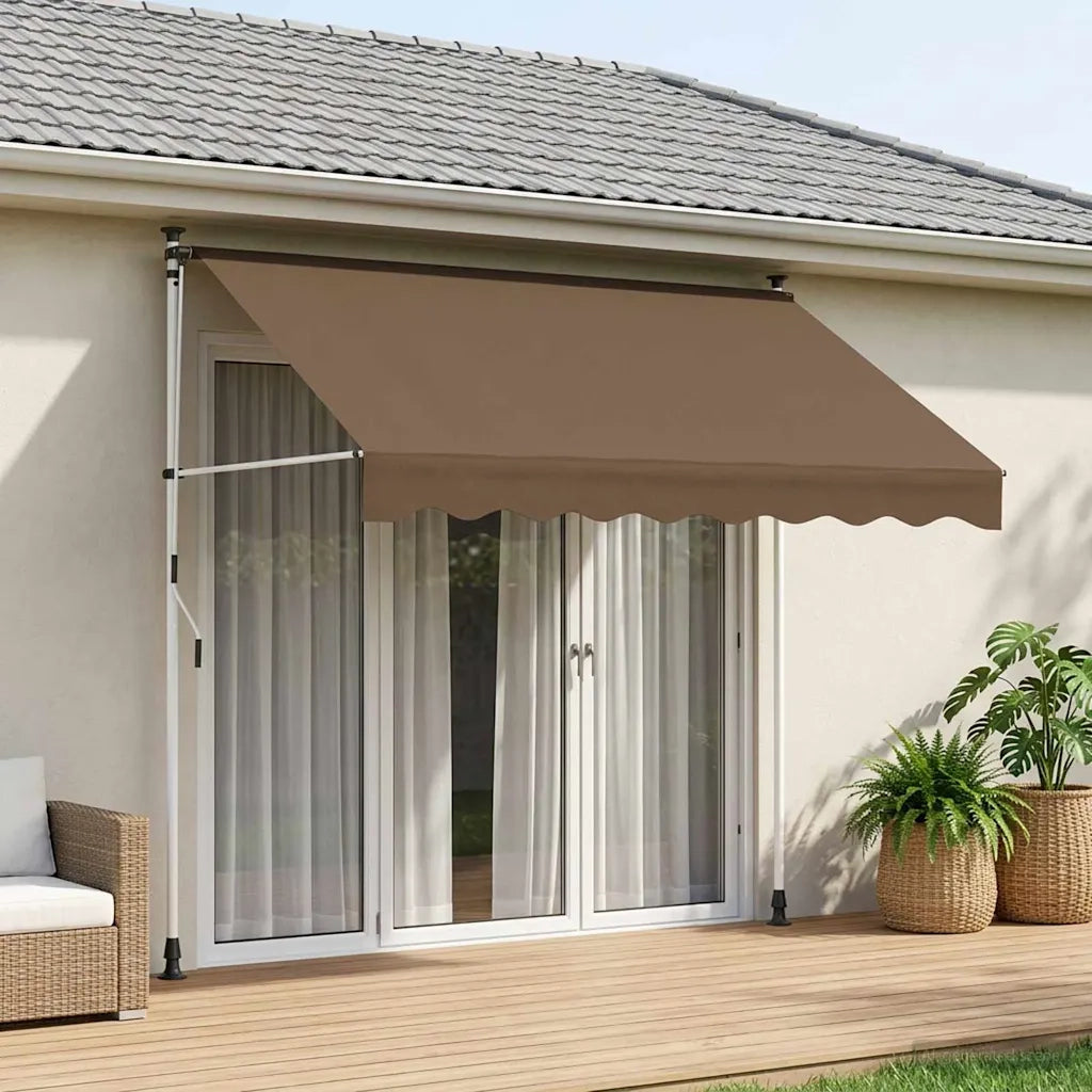 Tenda retrattile manuale Tortora 350 cm 42037070