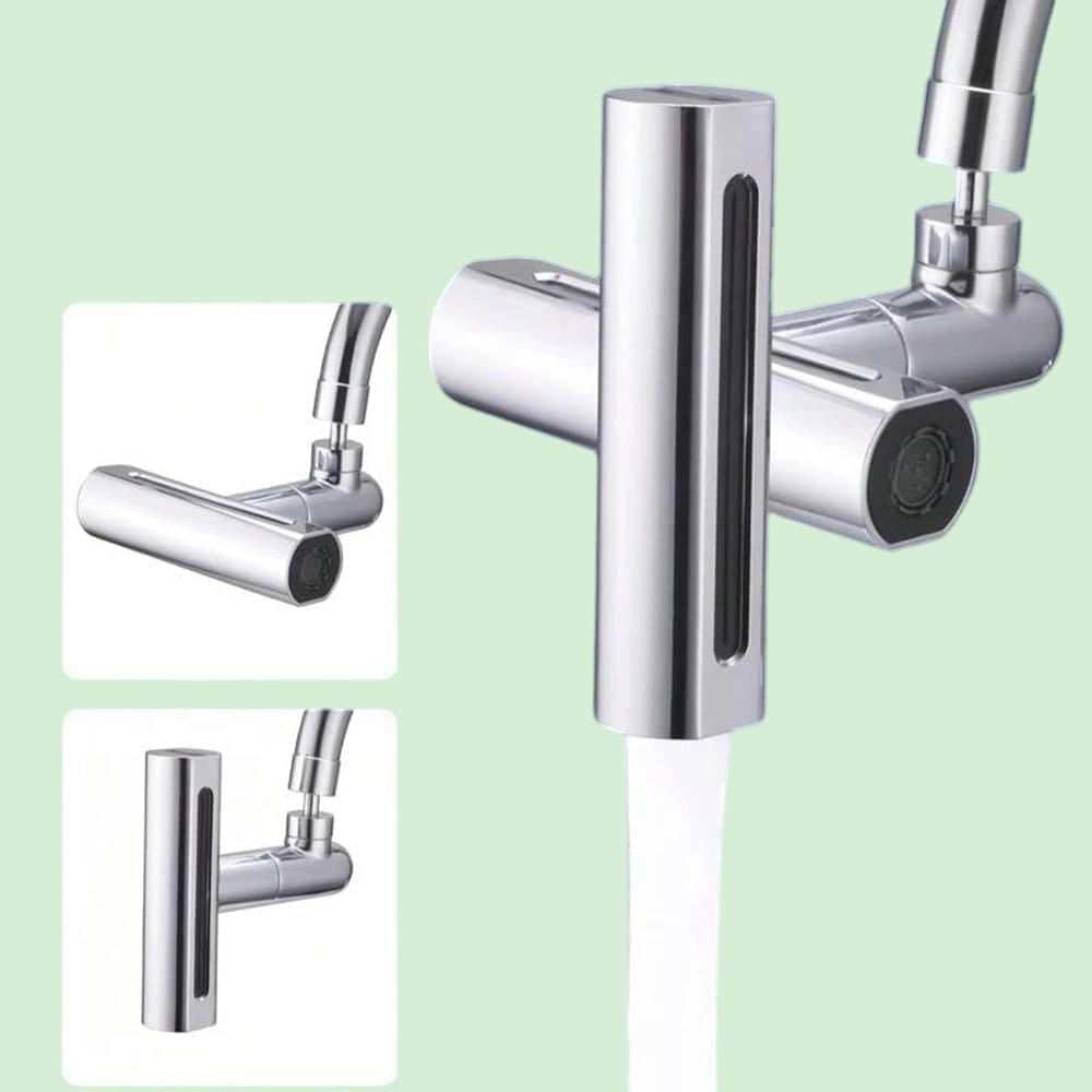 Rubinetto Prolunga Rubinetto Cucina Areatore Effetto Cascata 3 Getti 360° 87521