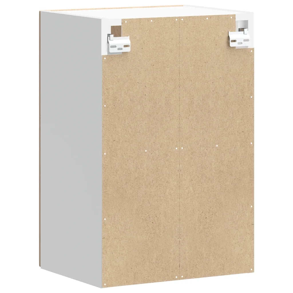 vidaXL Pensile da Cucina con Porta in Vetro Lucca Rovere Sonoma