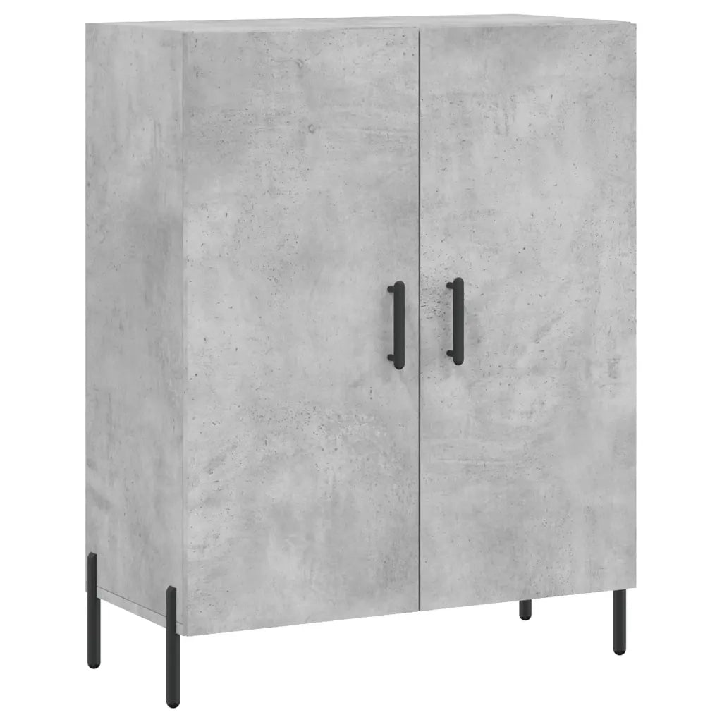 Credenza Grigio Cemento 69,5x34x180 cm in Legno Multistrato 3199565