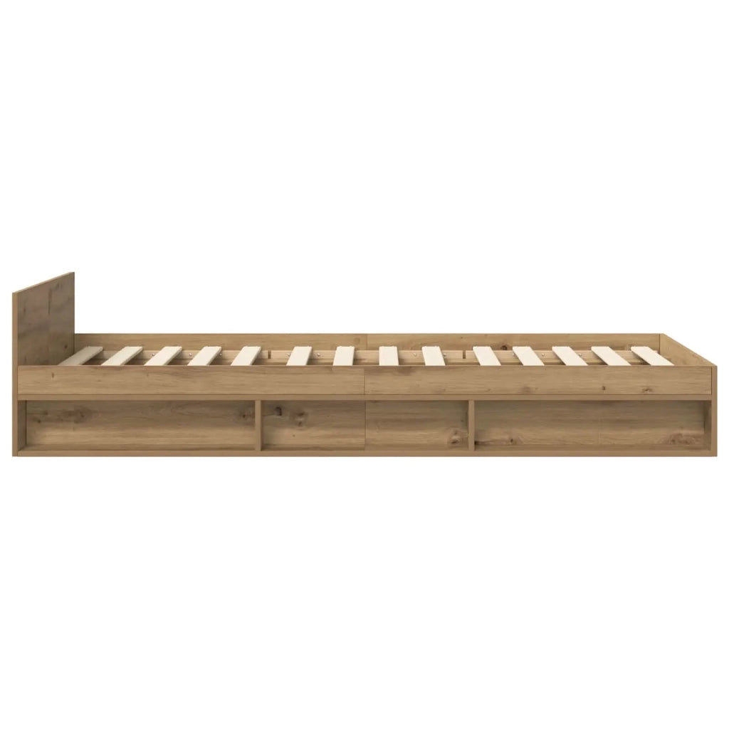 Telaio del letto con storage Rovere Artigianale 80 x 200 cm 3429604
