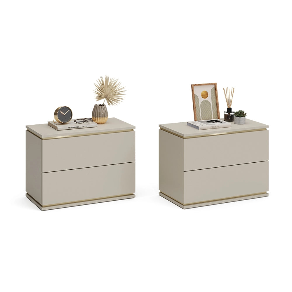 Vicco Comodino Cachemire Set di 2