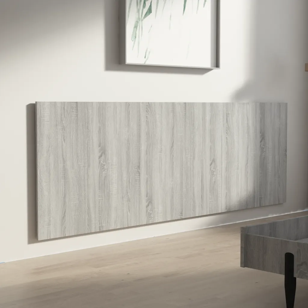 Testiera Letto Grigio Sonoma 240x1,5x80 cm Legno Ingegnerizzato 816980