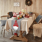 Decorazione di Natale 3D Tafelloper Tomte di Natale Tavolo Gnomi Decorazione di Natale di Festa - Grigio