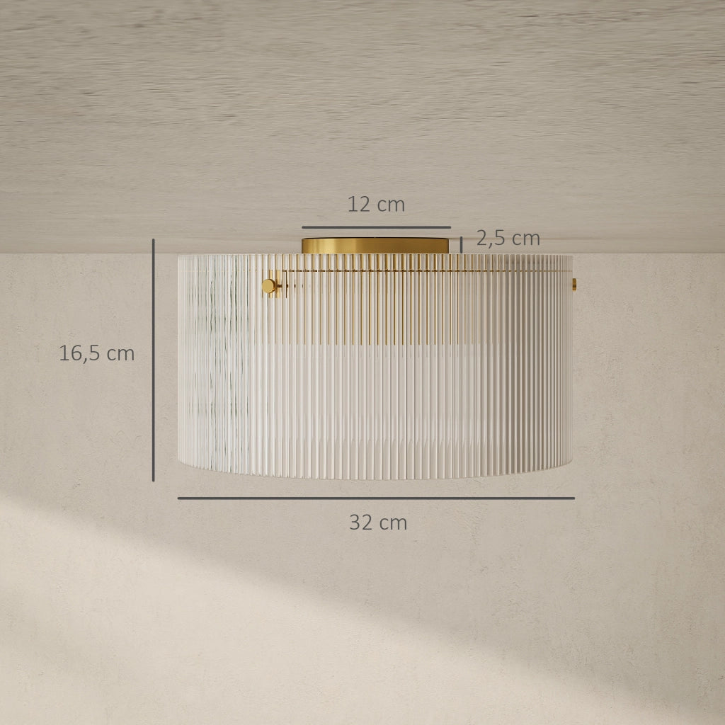 Lampadario LED 40W E27 ¨C zephmum ¨C trasparente