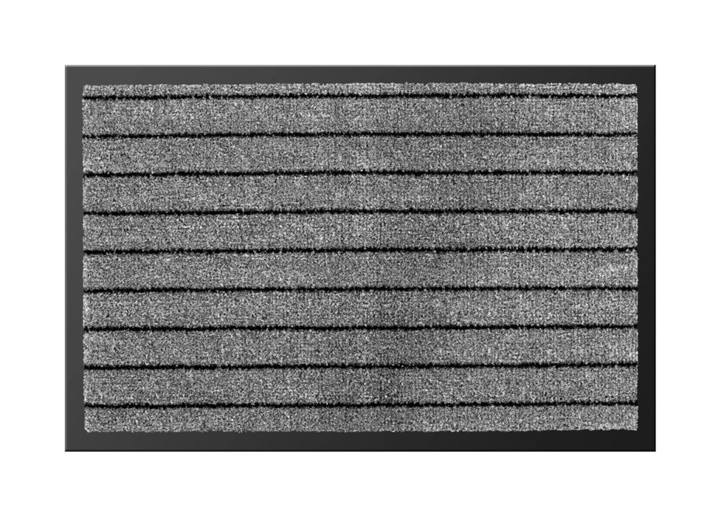 Tappeto Zerbino Entrata Ingresso Casa Esterno Interno Antiscivolo Asciugapassi Alaska - 60x90 - Grigio