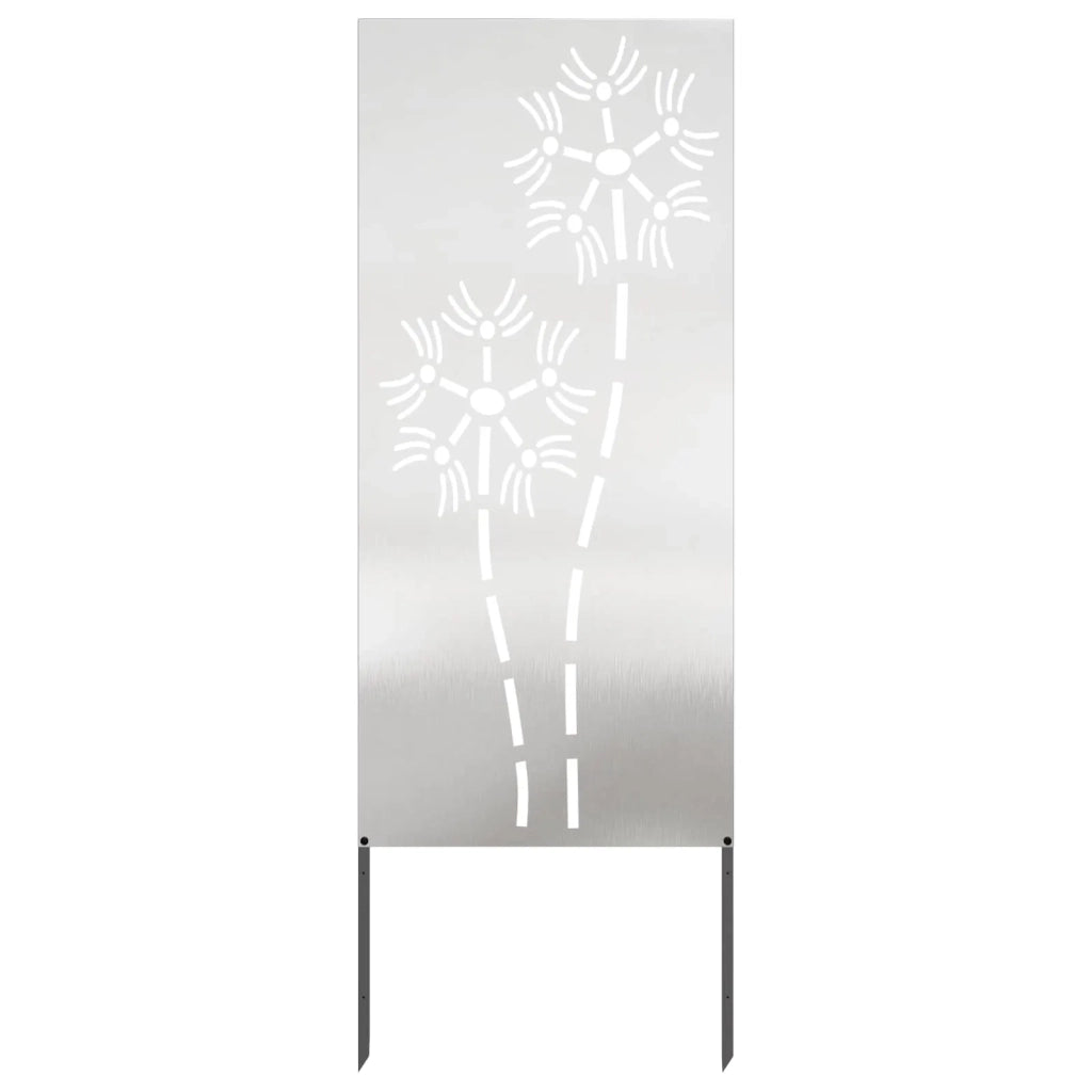 Schermo per privacy in giardino Traforo Argento 50 x 140 cm 876284